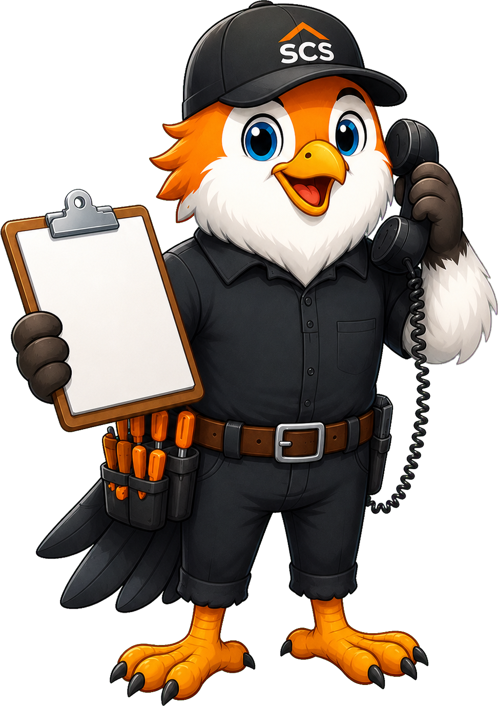 Summit Climate Solutions bird technician taking a service call